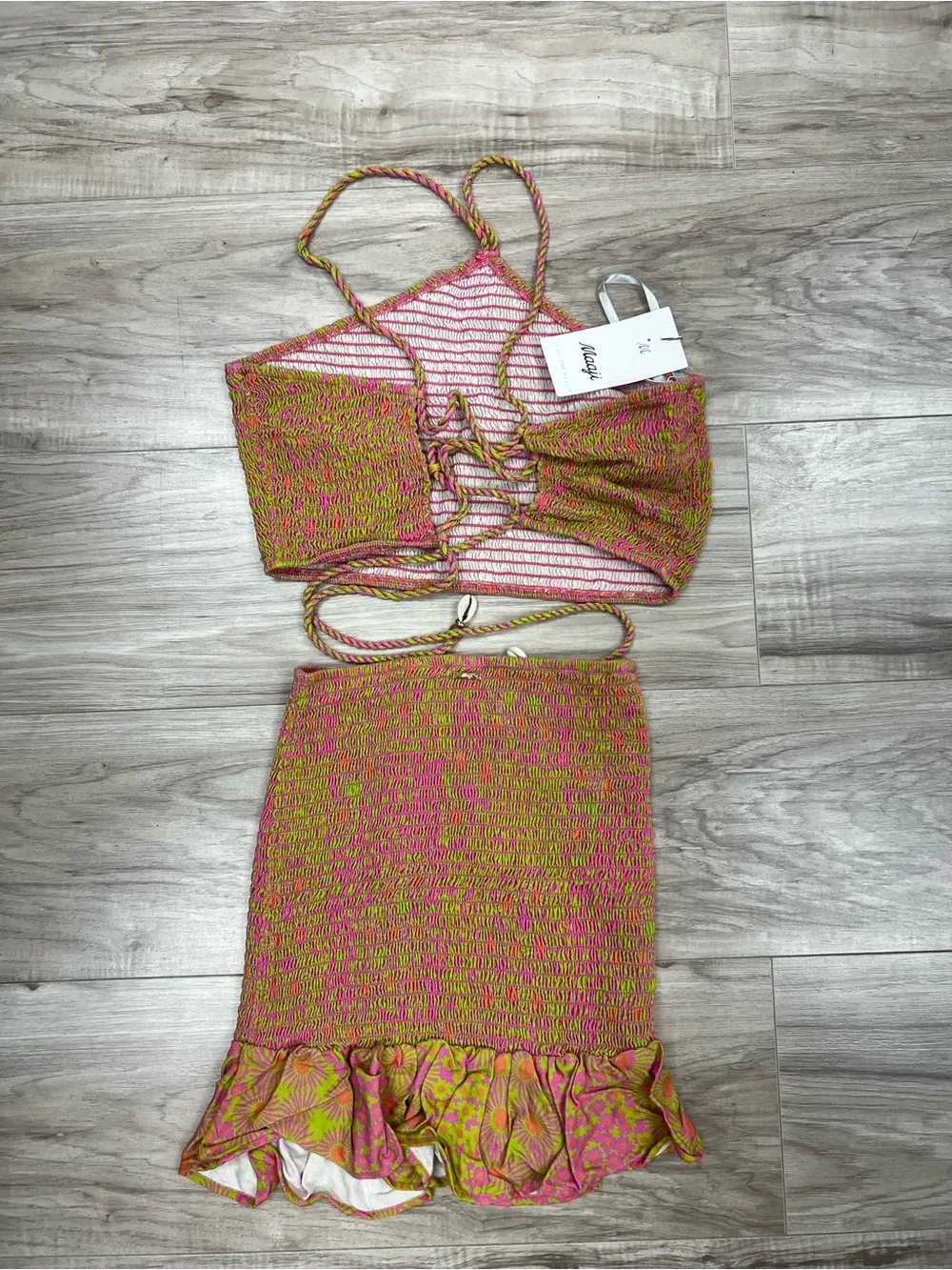 Maaji‎ Coneflower Crop Top, Skirt Matching Set. - Picture 5 of 14